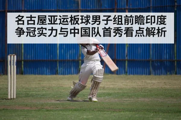 名古屋亚运板球男子组前瞻印度争冠实力与中国队首秀看点解析